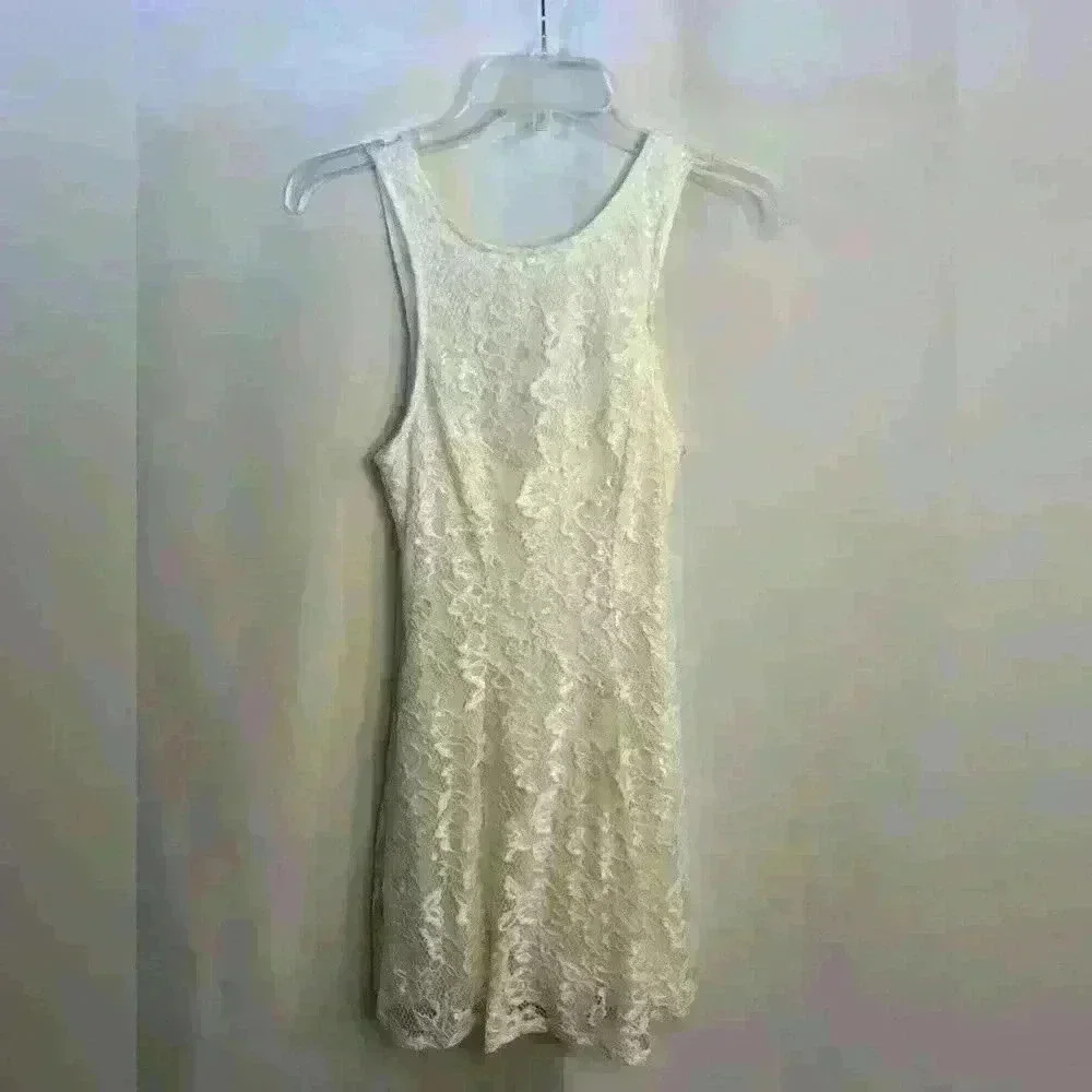 Xtraordinary White Lace Dress - Picture 1 of 7